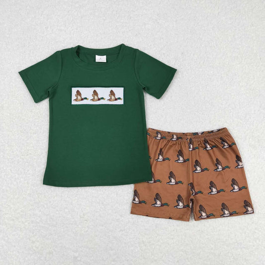 Rust Mallard Boy Short Set