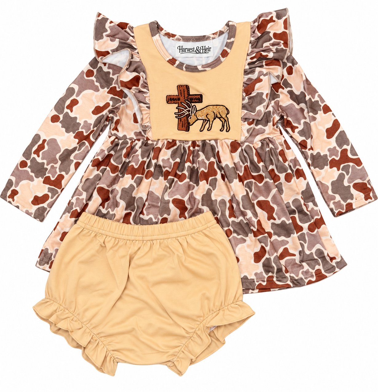Jesus Saves 2 Piece Ruffle Set