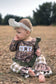 Camo Turkey Embroidered Girl Set