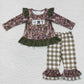Camo Turkey Embroidered Girl Set