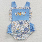 Floral Chicken Ruffle Bubble