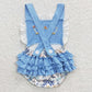 Floral Chicken Ruffle Bubble