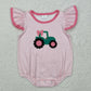 Pink Striped Tractor Bubble
