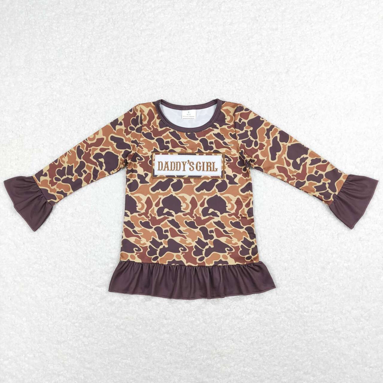 Mama's Girl Brown Camo Long Sleeve