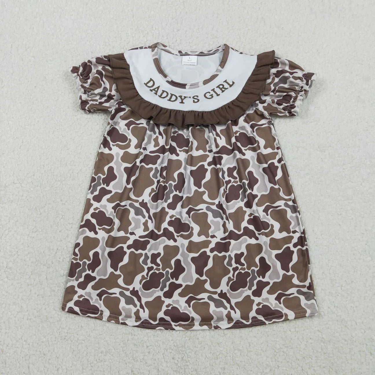 Daddy's Girl Brown Camo Dress