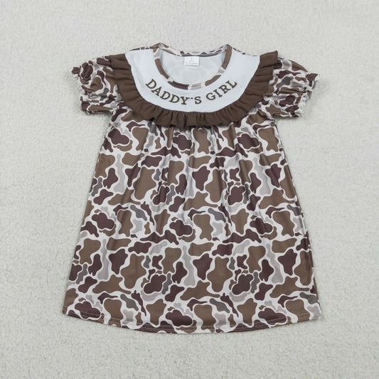 Daddy's Girl Brown Camo Dress